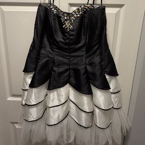 Vintage Deb Black Homecoming Dress